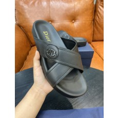 Dior 디올르 신규 여름 남성 소가죽 슬리퍼 001-228498