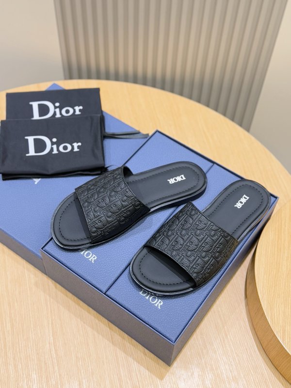 디올 Dior Alias 남성 가죽 슬리퍼 001-228520