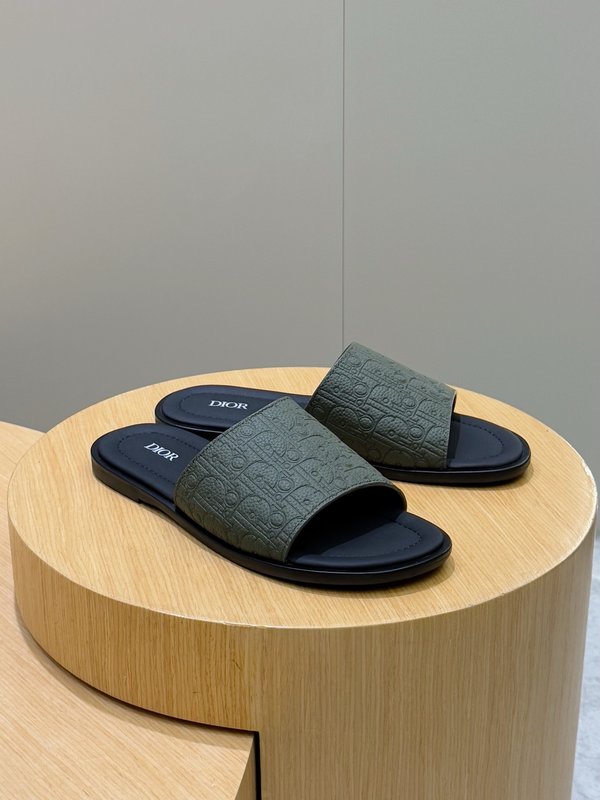 디올 Dior Alias 남성 가죽 슬리퍼 001-228522