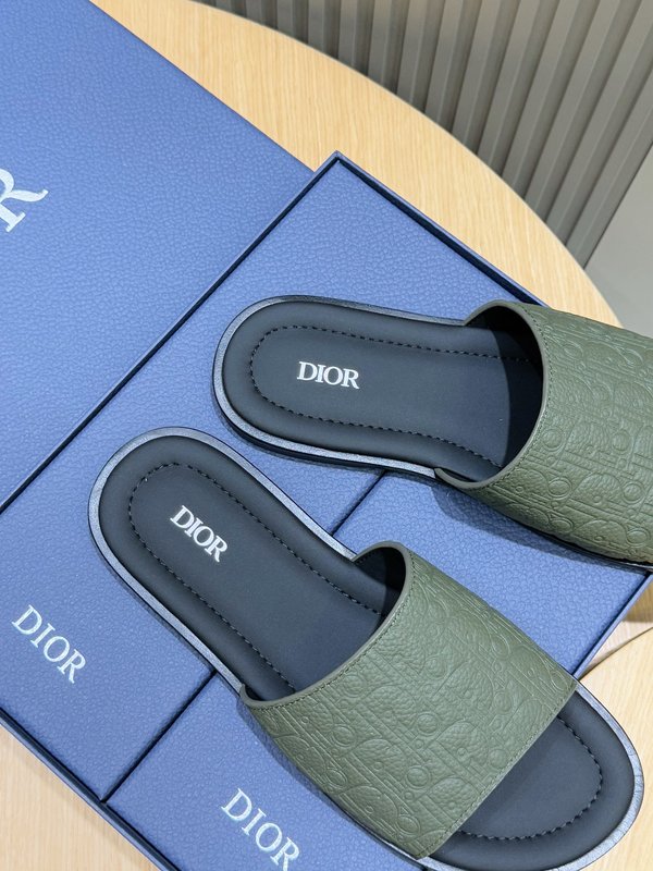 디올 Dior Alias 남성 가죽 슬리퍼 001-228522