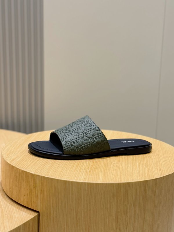 디올 Dior Alias 남성 가죽 슬리퍼 001-228522