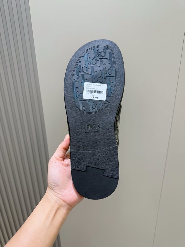 디올 Dior 알리아스 남성 가죽 슬리퍼 001-228525
