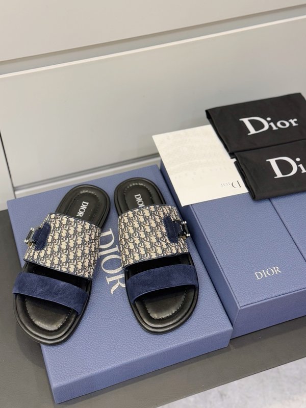 Dior 남성용 Aqua 프린트 샌들 001-228531