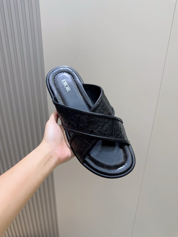 Dior Alias 남성 가죽 슬리퍼 001-228533