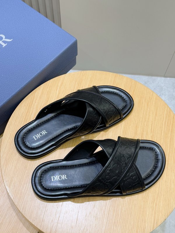 Dior Alias 남성 가죽 슬리퍼 001-228533