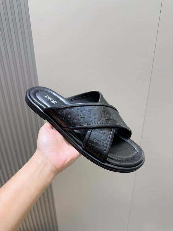 Dior Alias 남성 가죽 슬리퍼 001-228533