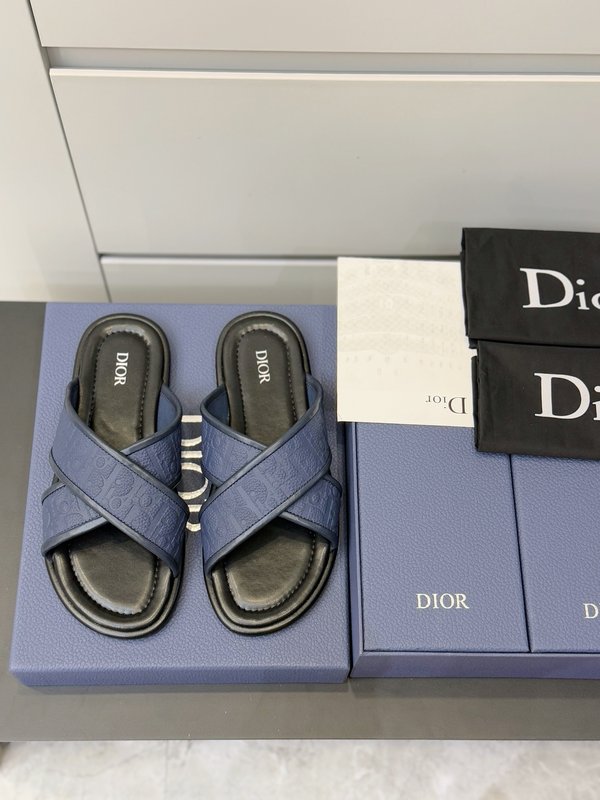 Dior Alias 남성 가죽 슬리퍼 001-228534