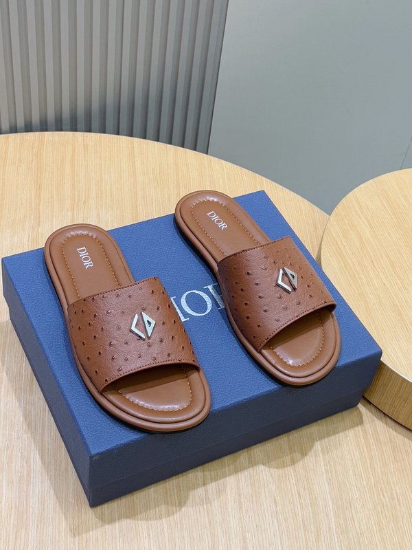 Dior Alias 남성 가죽 슬리퍼 001-228538