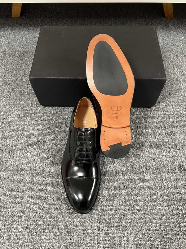디올 Dior 남성 인쇄 오픈비드 소가죽 구두 001-228541