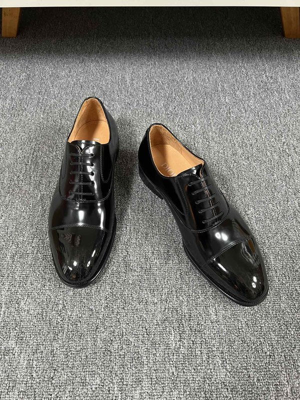 디올 Dior 남성 인쇄 소가죽 구두 001-228542