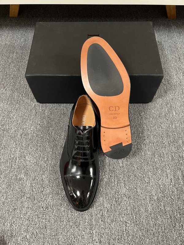 디올 Dior 남성 인쇄 소가죽 구두 001-228542
