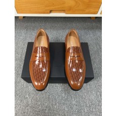 디올 남성 브라운 소가죽 구두 001-228555