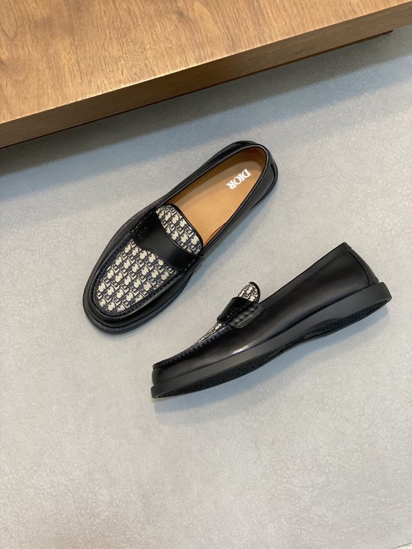 Dior 남성 정장 캐주얼 가죽 신발 001-228583