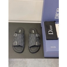 Dior Aqua 남성 오블리크 프린트 슬리퍼 001-228616