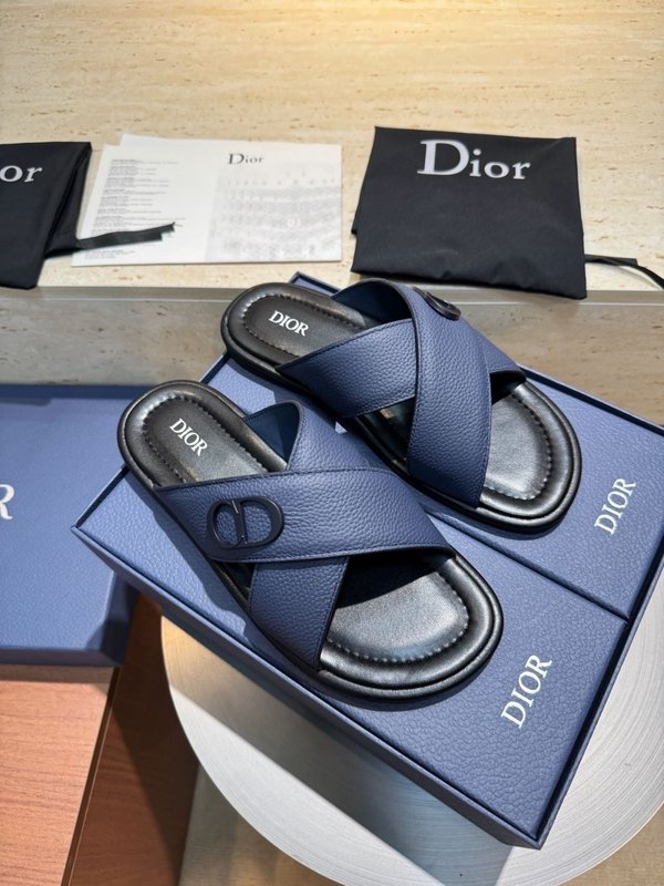 디올 Dior Alias 남성 소가죽 슬리퍼 001-228617