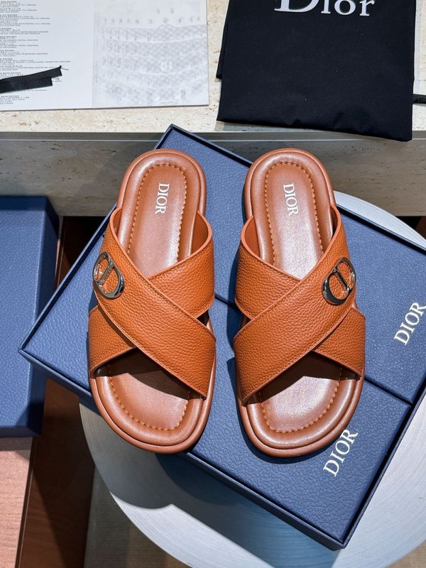 디올 Dior Alias 남성 소가죽 슬리퍼 001-228619