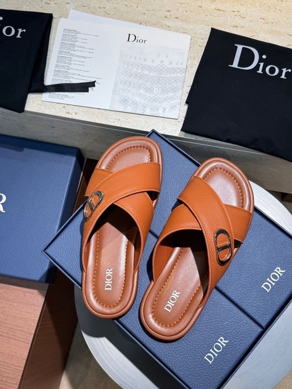 디올 Dior Alias 남성 소가죽 슬리퍼 001-228619