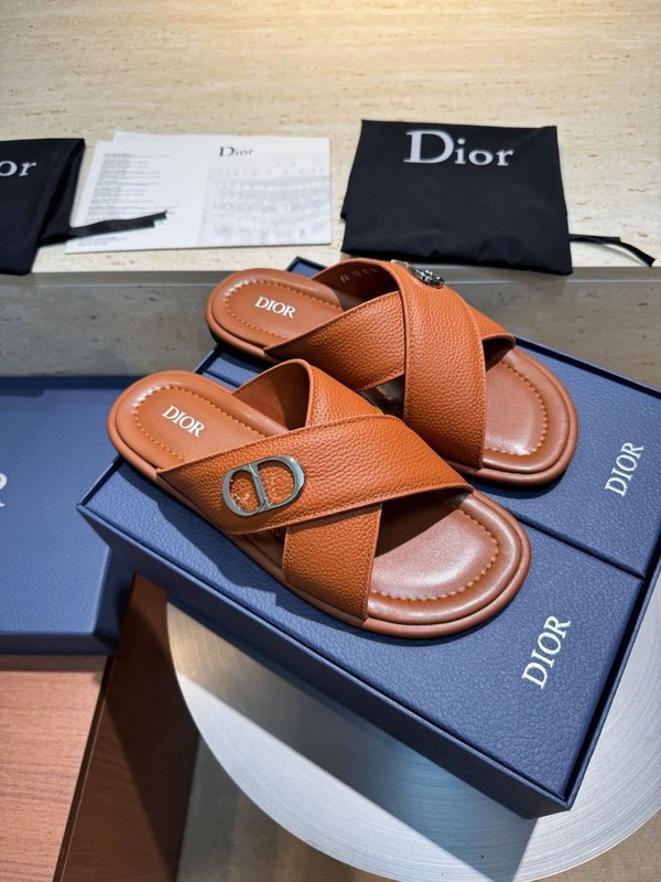 디올 Dior Alias 남성 소가죽 슬리퍼 001-228619
