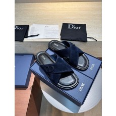 디올 디올르 알리아스 남성 가죽 슬리퍼 001-228620