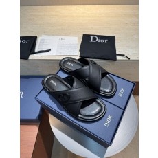 디올 디올르 알리아스 남성 소가죽 슬리퍼 001-228627