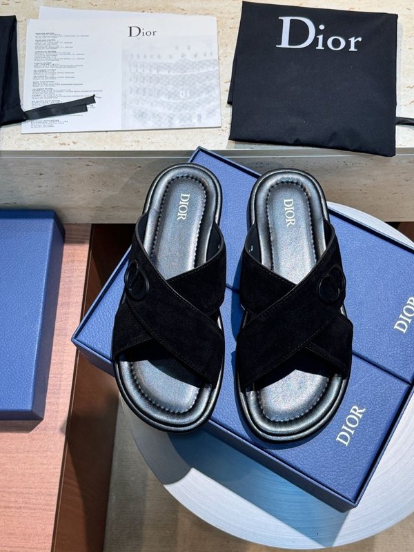 디올 Dior Alias 남성 소가죽 슬리퍼 001-228628