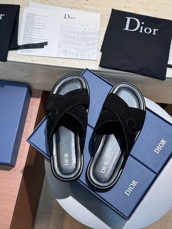 디올 Dior Alias 남성 소가죽 슬리퍼 001-228628