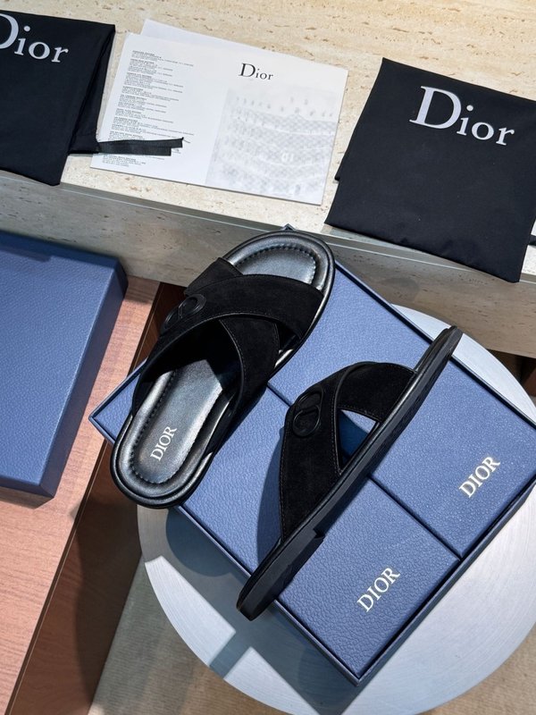 디올 Dior Alias 남성 소가죽 슬리퍼 001-228628