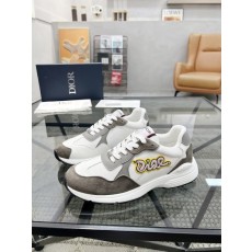 DIOR 디올 남성 레더 메쉬 스니커즈 001-228632
