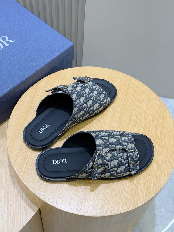Dior Aqua 남성 프린트 슬리퍼 001-228640