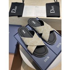 디올 알리아스 남성 가죽 슬리퍼 001-228660