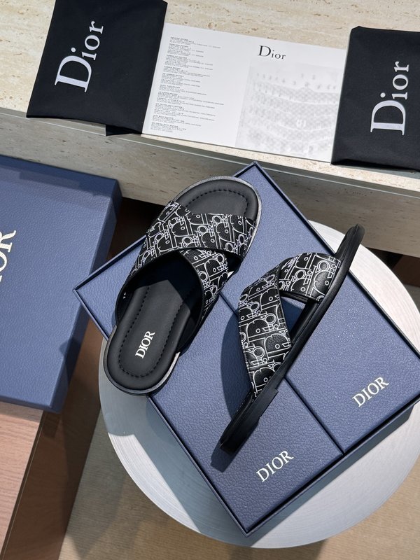 디올 Dior Alias 남성 소가죽 슬리퍼 001-228669