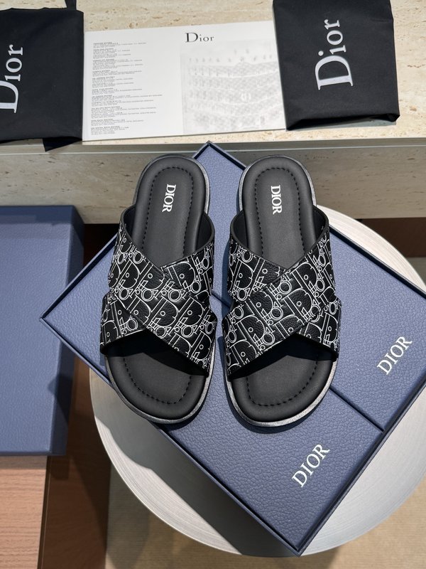 디올 Dior Alias 남성 소가죽 슬리퍼 001-228669