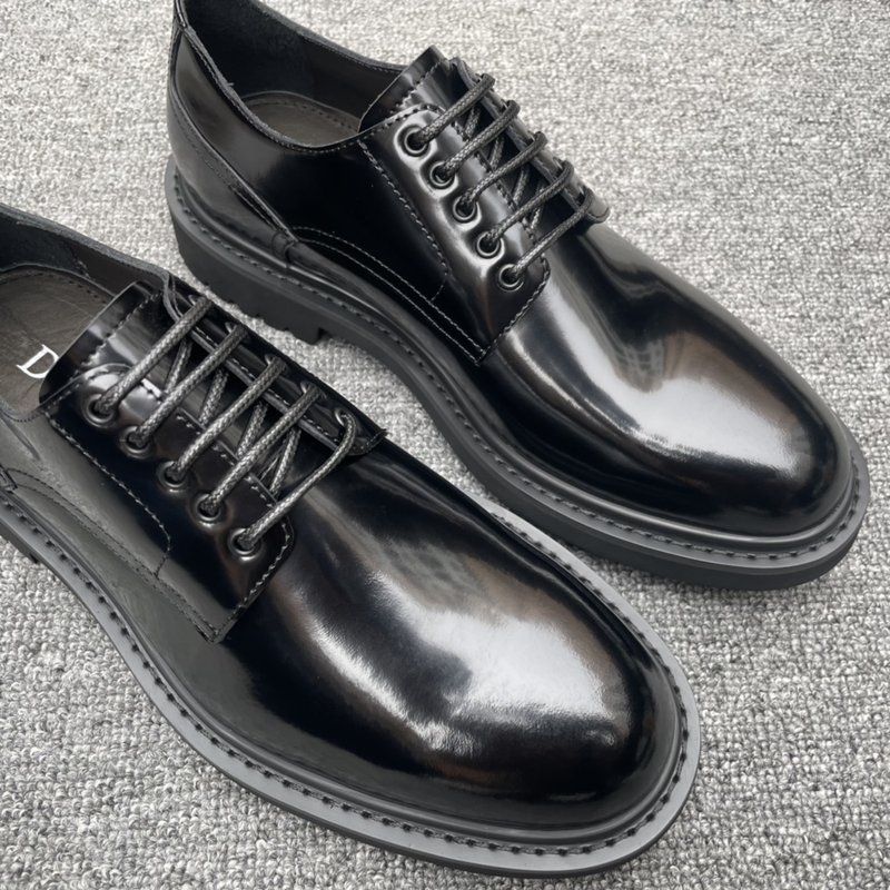 Dior Explorer 블랙 가죽 더비슈즈 001-228676