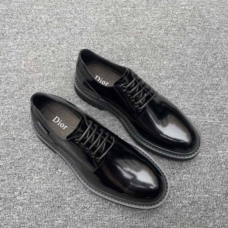 Dior Explorer 블랙 가죽 더비슈즈 001-228676