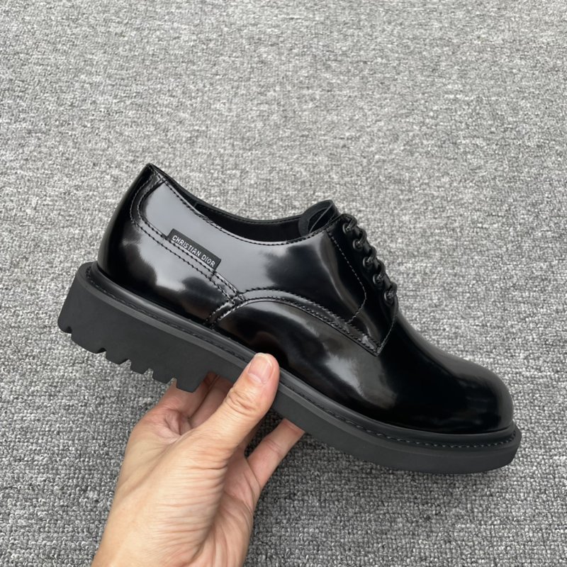 Dior Explorer 블랙 가죽 더비슈즈 001-228676
