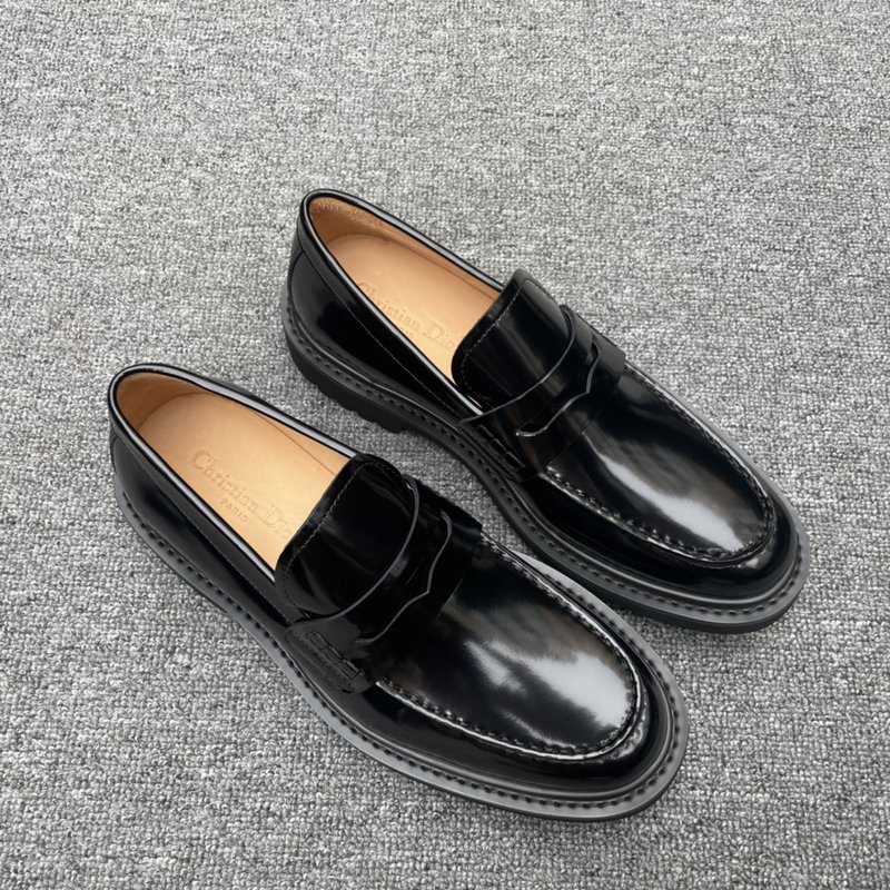 Dior Explorer 블랙 가죽 더비 슈즈 001-228684