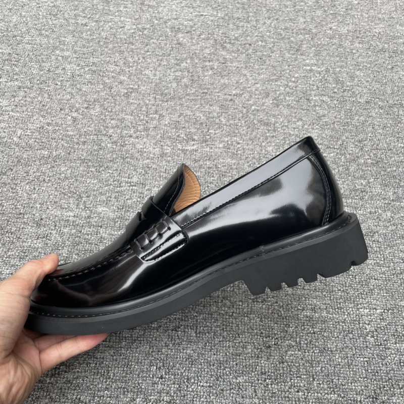 Dior Explorer 블랙 가죽 더비 슈즈 001-228684