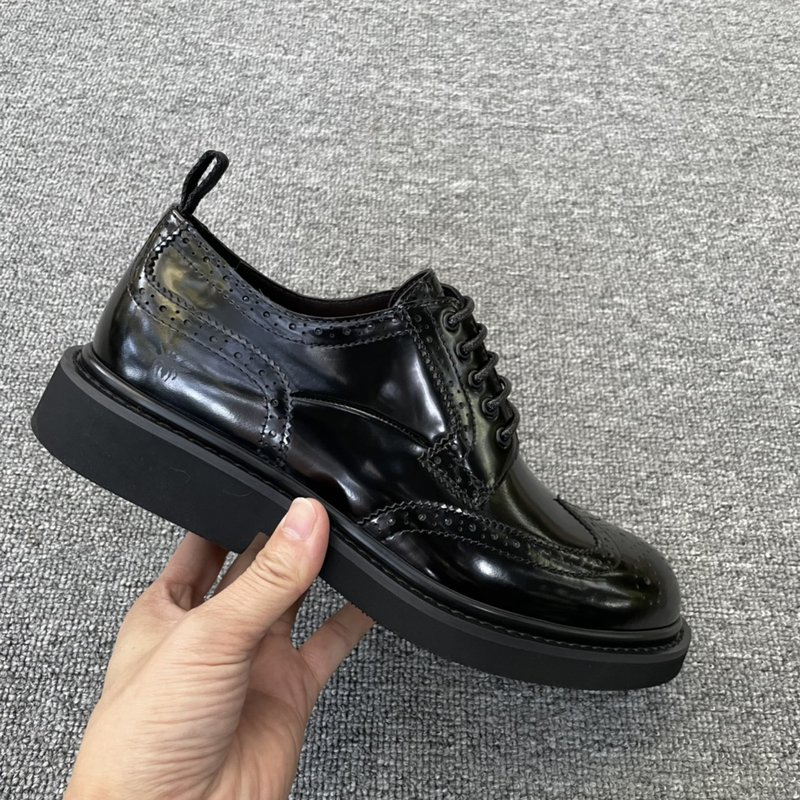 DIOR EXPLORER 블랙 가죽 더비슈즈 001-228687