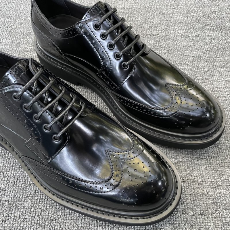 DIOR EXPLORER 블랙 가죽 더비슈즈 001-228687