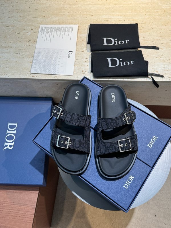 Dior Aqua 남성 캔버스 샌들 001-228697