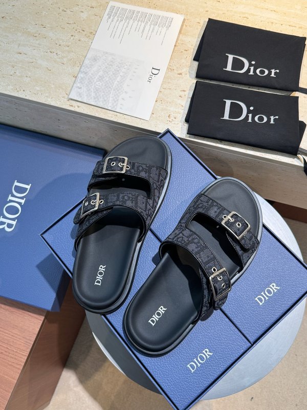 Dior Aqua 남성 캔버스 샌들 001-228697