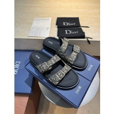 Dior Aqua 남성 크로스 밴드 패턴 슬리퍼 001-228698