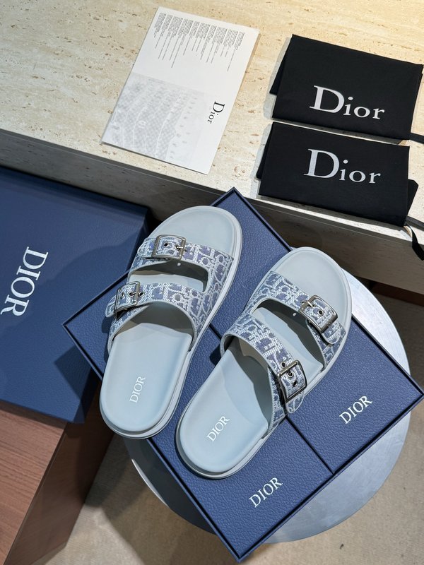 Dior Aqua 남성 캔버스 샌들 슬리퍼 001-228699