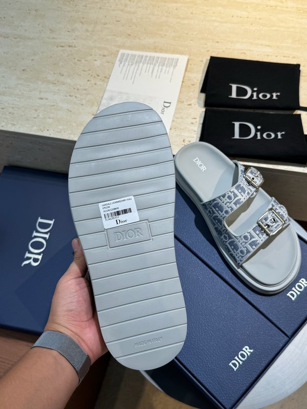 Dior Aqua 남성 캔버스 샌들 슬리퍼 001-228699