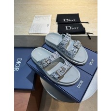 Dior Aqua 남성 캔버스 샌들 슬리퍼 001-228699