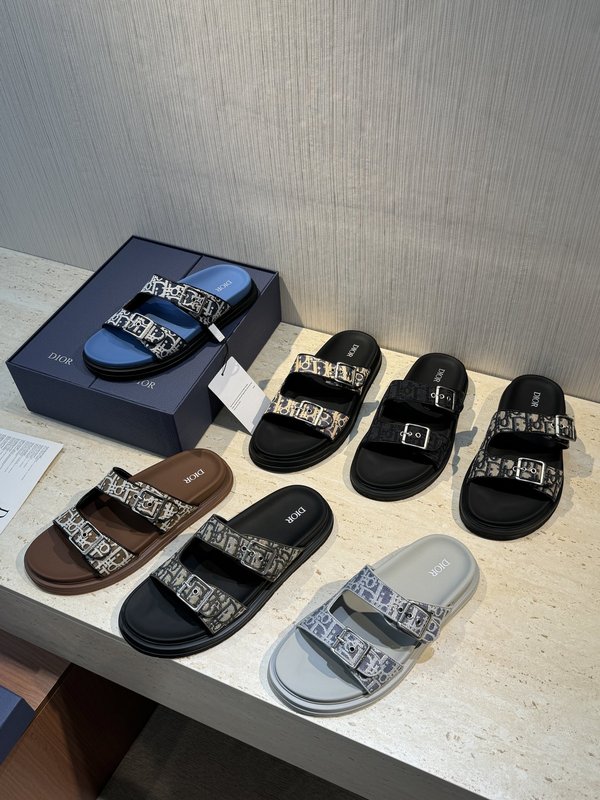 Dior Aqua 남성 크로스 밴들 샌들 001-228700