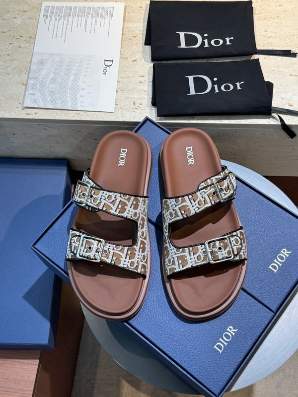 Dior Aqua 남성 크로스 밴들 샌들 001-228700