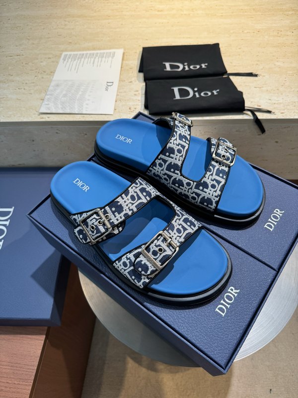 Dior Aqua 남성 교차 밴드 샌들 001-228701