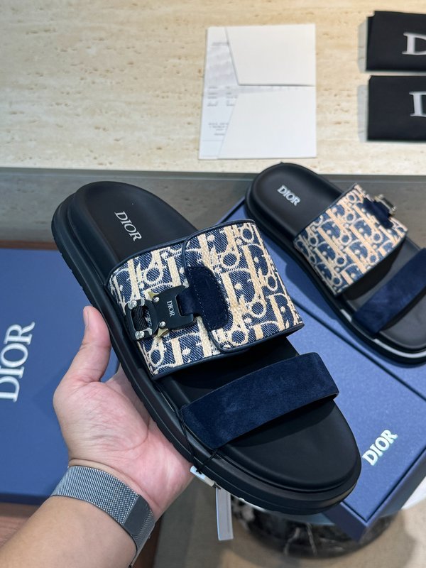 DIOR Aqua 남성 슬리퍼 샌들 001-228704