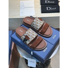 DIOR Aqua 남성 크로스 밴드 캔버스 샌들 001-228707